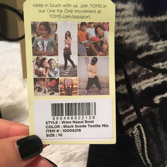 NWT Toms boots size 10 - Picture 3 of 6